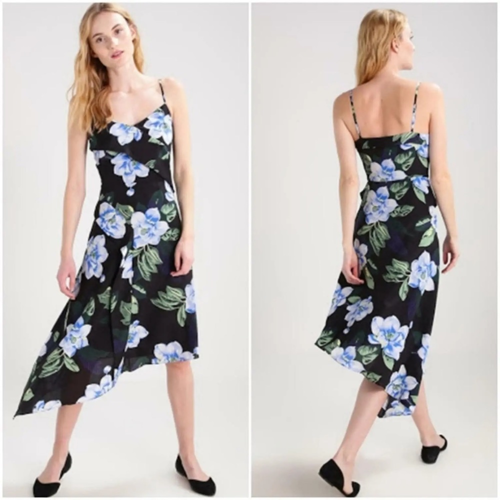 Asymmetrical Banana Republic Floral Dress